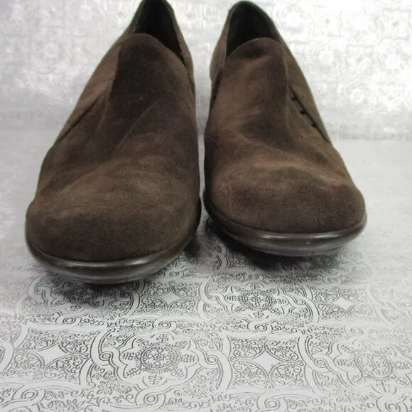 DANSKO Brown Suede Heel Shoes Size 41(9.5)