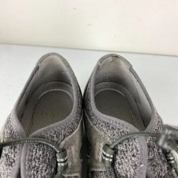 Dansko Holland Suede Bungee Sneakers Shoes Grey Size 40