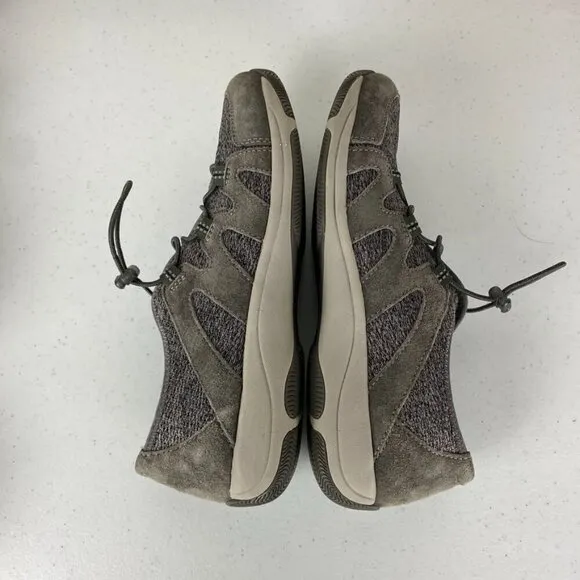 Dansko Holland Suede Bungee Sneakers Shoes Grey Size 40