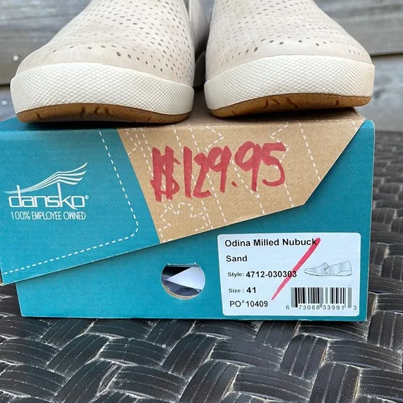 Dansko Odina Milled Nubuck Slip Ons