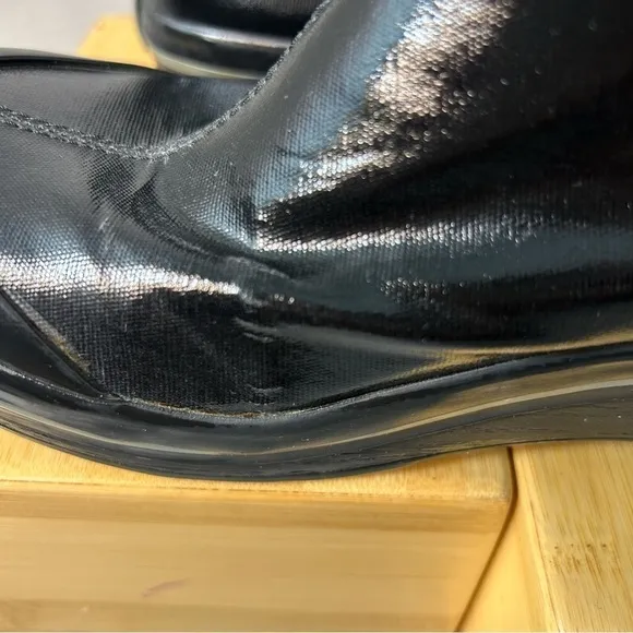 Dansko Vail Rain Boots Canvas Rubber Women’s Black 6.5US 4.5UK 37EU