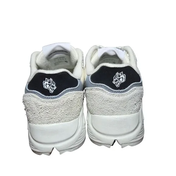 Darc Sport White and Gray Athletic Shoes with Chunky Sole