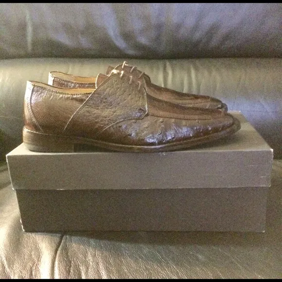 David X Ostrich Shoes