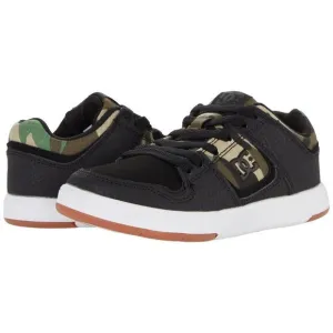 DC Kids Court Graffik Skate Shoes Camo Accents Sneakers - Size 4.5