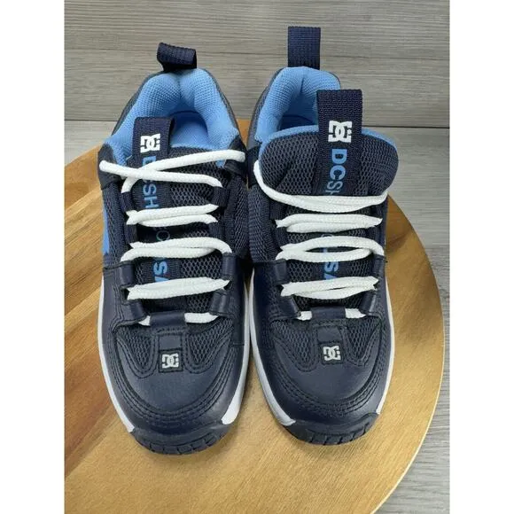 DC Shoes Lynx Women’s Skateboarding Shoes Size 6 Navy/Light Blue