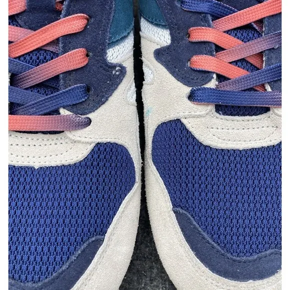 Diadora Shoes Mens Size 10 11N902 Swedish Sunset Sneakers Blue Pink Suede Casual