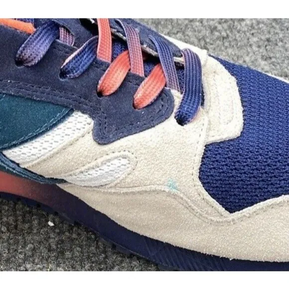 Diadora Shoes Mens Size 10 11N902 Swedish Sunset Sneakers Blue Pink Suede Casual