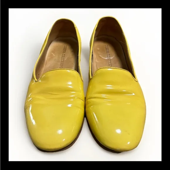 Dieppa Restrepo 5338 54 Slip Ons Loafers Flats Dress Shoes Yellow US 10
