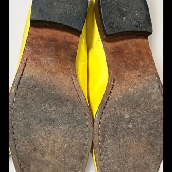 Dieppa Restrepo 5338 54 Slip Ons Loafers Flats Dress Shoes Yellow US 10