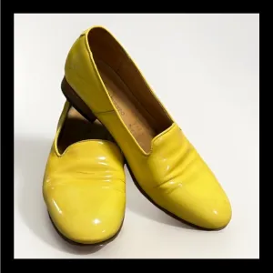 Dieppa Restrepo 5338 54 Slip Ons Loafers Flats Dress Shoes Yellow US 10
