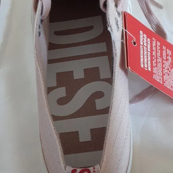 DIESEL Athos 8 Low Women's Sneakers, Pink, Euro size 39, US 8.5 NWT
