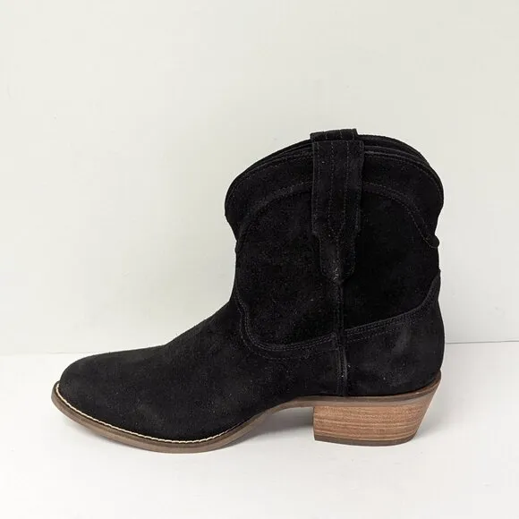 Dingo Tumbleweed Western Boots, Black Suede, Women's 9 M