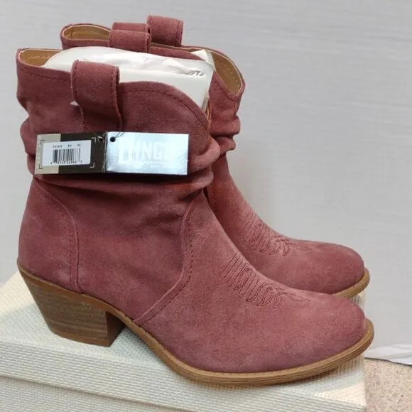 Dingo Suede Cowgirl Boots Country Line Dancing