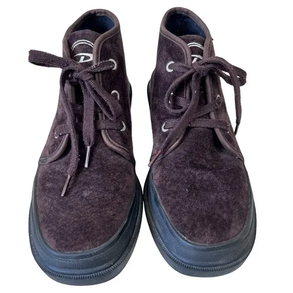 DKNY Y2K Brown Suede Chukka Boots