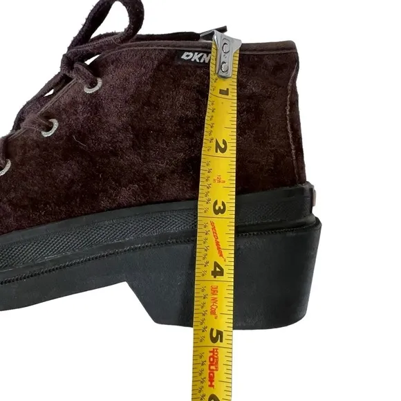DKNY Y2K Brown Suede Chukka Boots