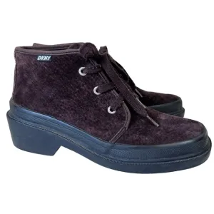DKNY Y2K Brown Suede Chukka Boots
