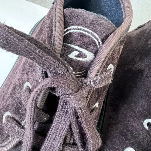 DKNY Y2K Brown Suede Chukka Boots