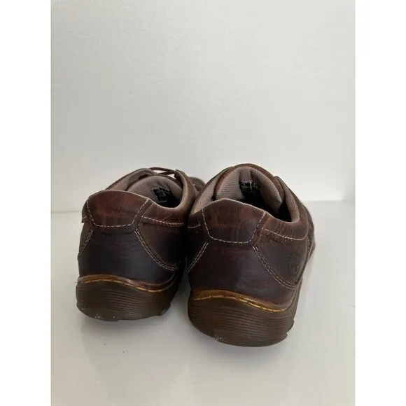 Doc Marten Kurt Vintage Leather Sneakers Low Top Laces Brown Grunge Men's Sz 13
