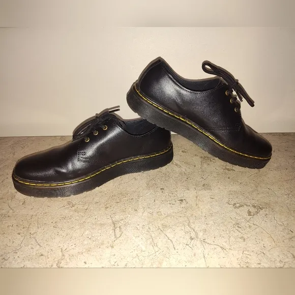Doc Martens Classic Black Leather Unisex Shoes