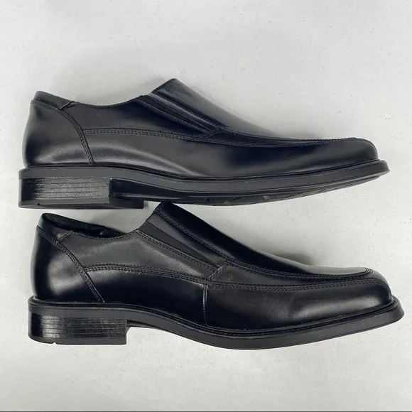 Dockers Proposal Black Leather Dress Shoes Size 12W