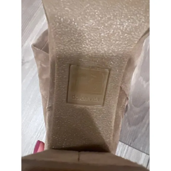 Dolce Vita, Taupe, Brown Knee High Suede‎ Boots, Size 9, 969
