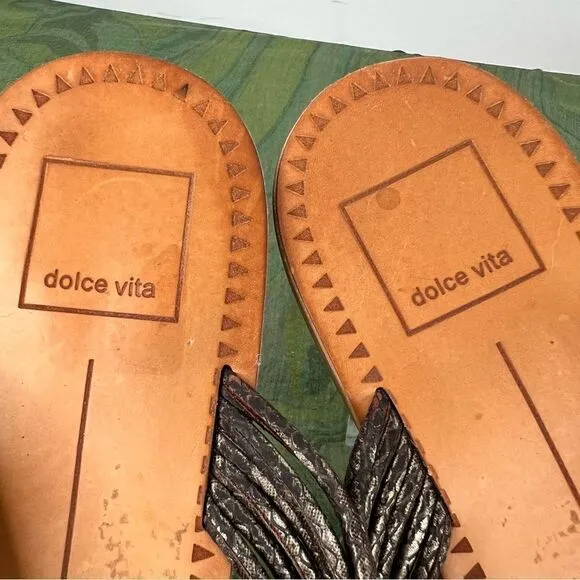 DOLCE VITA Leather Summer Sandals Size 10