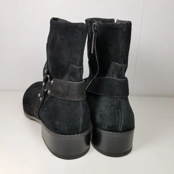 Donald J Pliner Boots Ankle Black suede