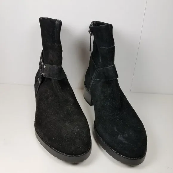 Donald J Pliner Boots Ankle Black suede