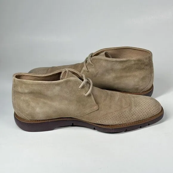 Donald J Pliner Boots Men’s Size 10 M Suede Wingtip Ankle Chukka Tan Ermes-Ma