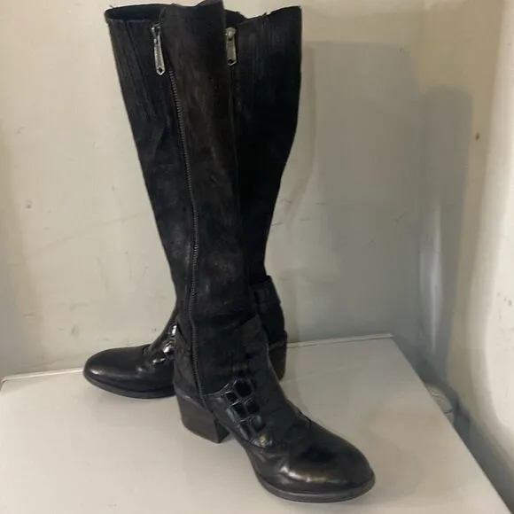 Donald J Pliner women suede leather women boots Sz  6 Plo