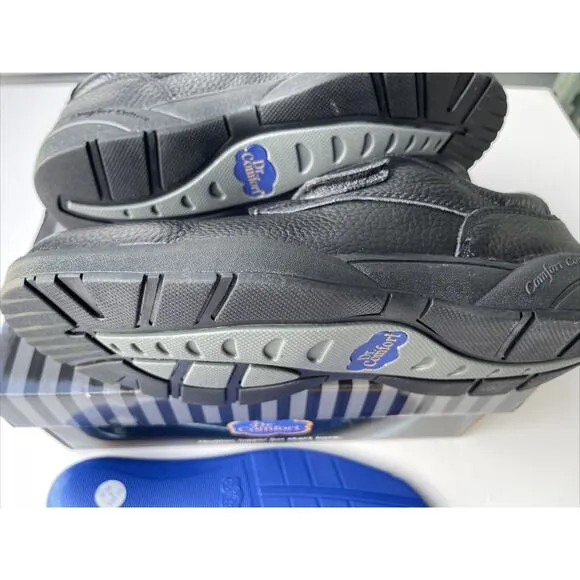 Dr Comfort Diabetic Shoes William Black Leather Casual 6310 Men's Size 10 W A114