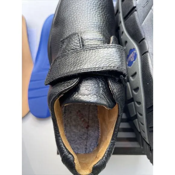 Dr Comfort Diabetic Shoes William Black Leather Casual 6310 Men's Size 10 W A114
