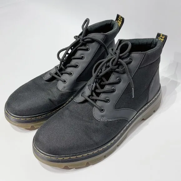 Dr. Doc Martens Bonny Tech Extra Tough Poly Rubber Black Chukka Boots Men’s 12