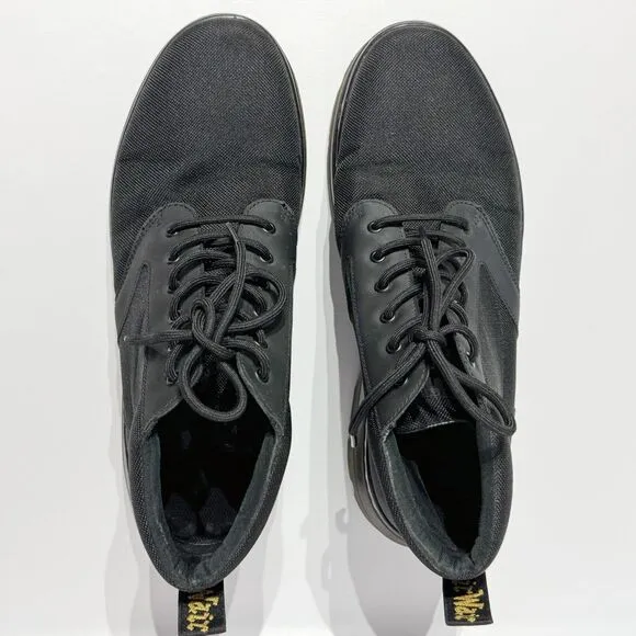 Dr. Doc Martens Bonny Tech Extra Tough Poly Rubber Black Chukka Boots Men’s 12
