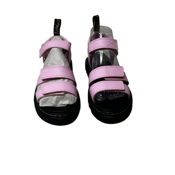 Dr Doc Martens Klaire Y Sandals Pink Black Beach Open Toe Sandals Size 6