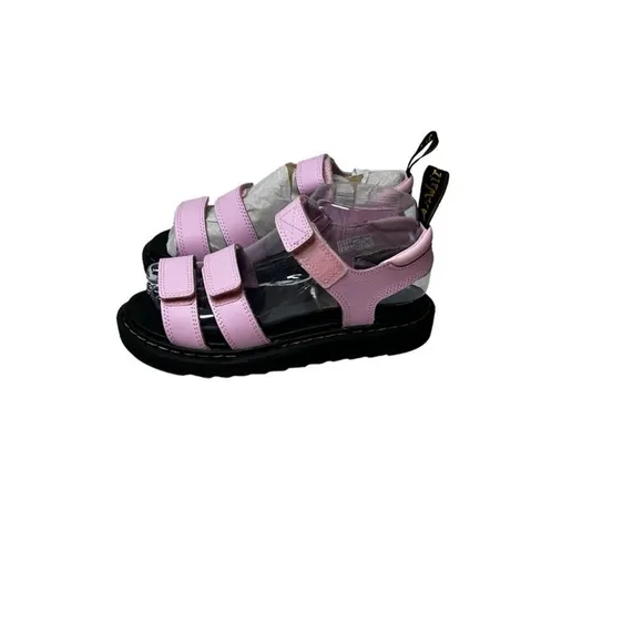 Dr Doc Martens Klaire Y Sandals Pink Black Beach Open Toe Sandals Size 6