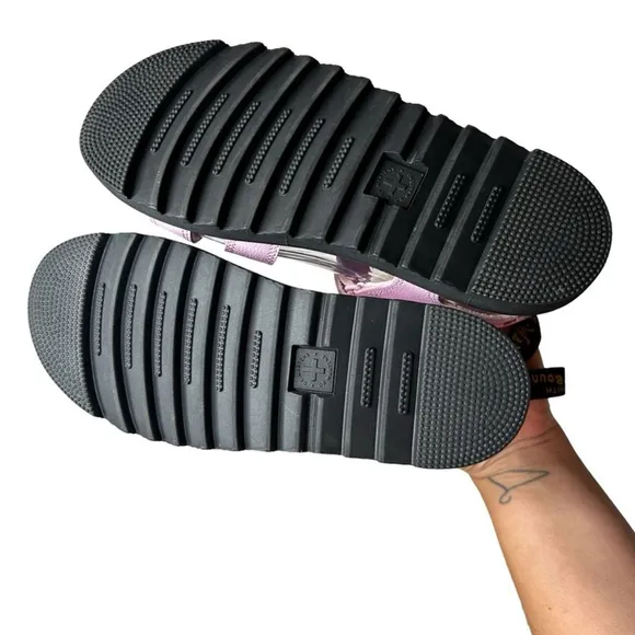 Dr Doc Martens Klaire Y Sandals Pink Black Beach Open Toe Sandals Size 6