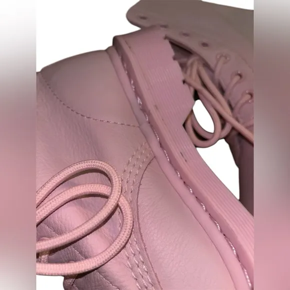 Dr. Martens 1460 Pascal Mono Chalk Pink Virginia Leather Boots