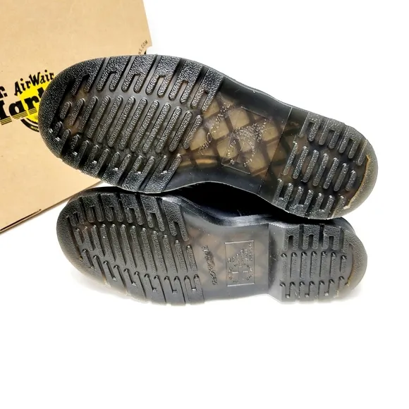 Dr. Martens 1460 Venice Cut Out Black Leather Boots sz 6