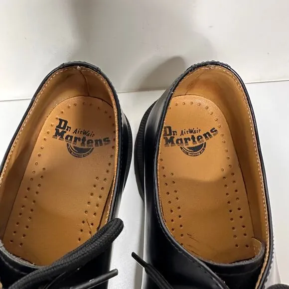 Dr. Martens 1461 PW Black Oxfords Lace Up Docs Leather Shoes Mens Grunge 8