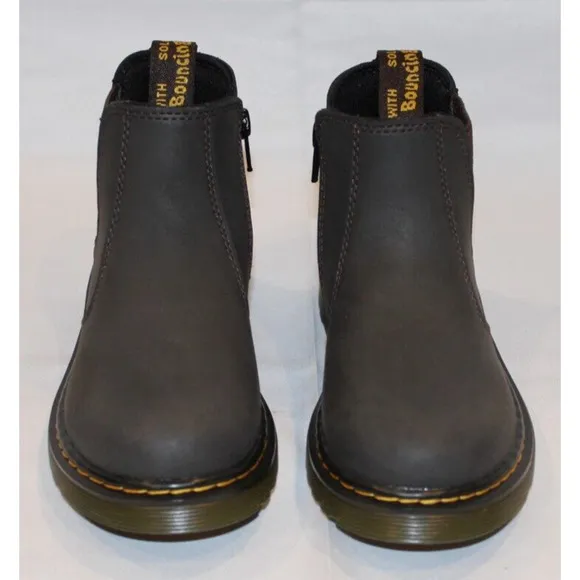 Dr. Martens 2976 Kids 1 Wildhorse Lamper Boots BROWN SZ 1