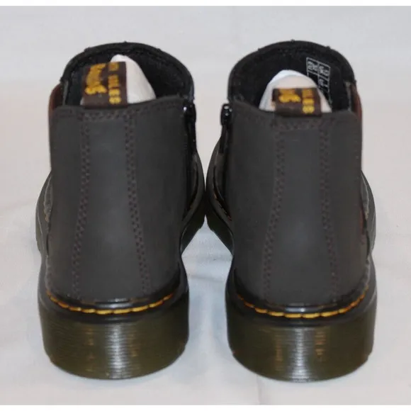 Dr. Martens 2976 Kids 1 Wildhorse Lamper Boots BROWN SZ 1