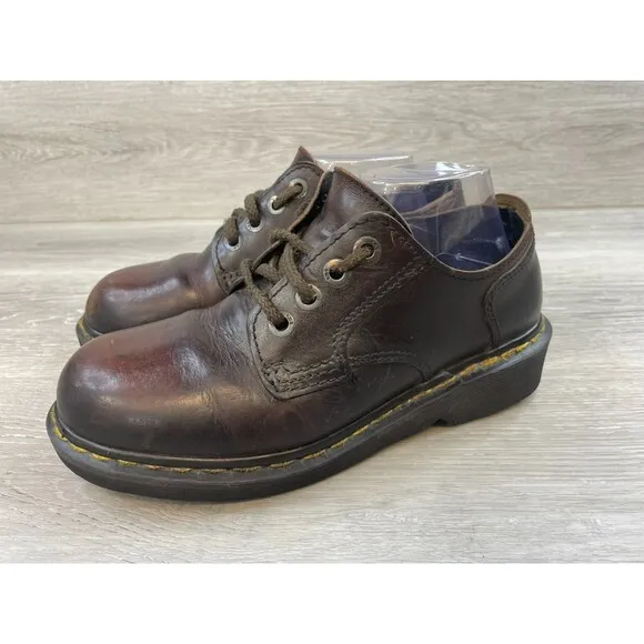 Dr. Martens 9814 Men's England   US 8 Brown Leather Lace Up Toe Oxford Shoes