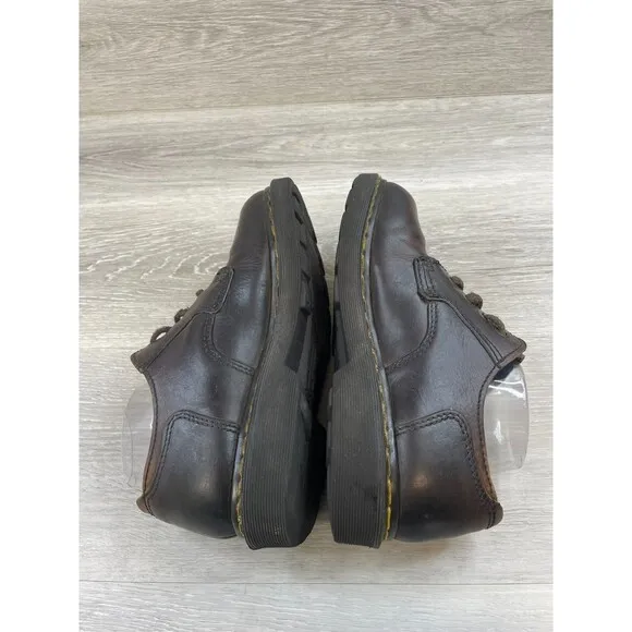 Dr. Martens 9814 Men's England   US 8 Brown Leather Lace Up Toe Oxford Shoes