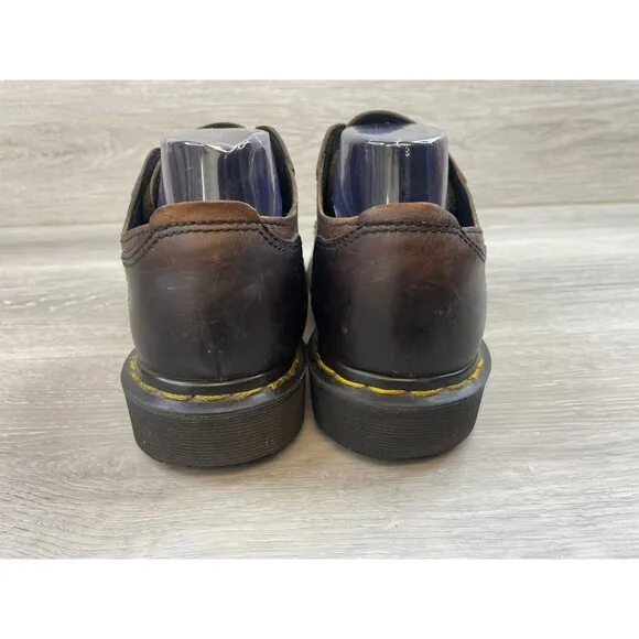 Dr. Martens 9814 Men's England   US 8 Brown Leather Lace Up Toe Oxford Shoes