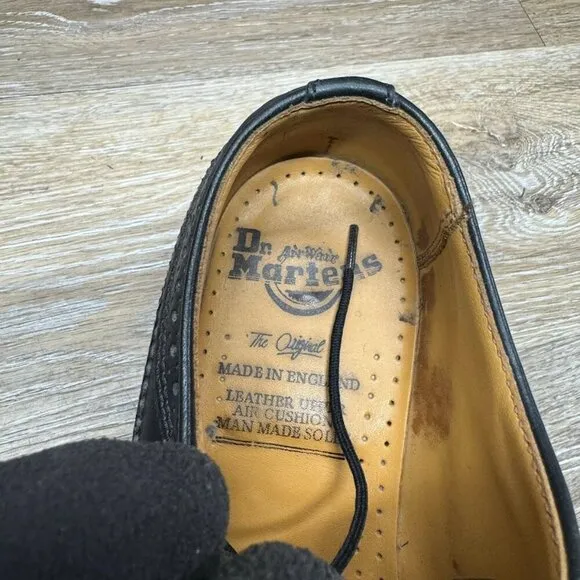 Dr. Martens Bex Smooth Leather Brogue Shoes Women's Size 6 (England Sizi…