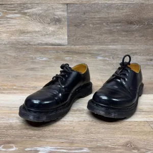 Dr. Martens Black Leather Derby Shoe Women's Size 8