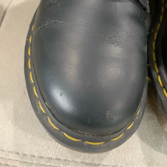 Dr. Martens Black Suede Lace-Up Boots