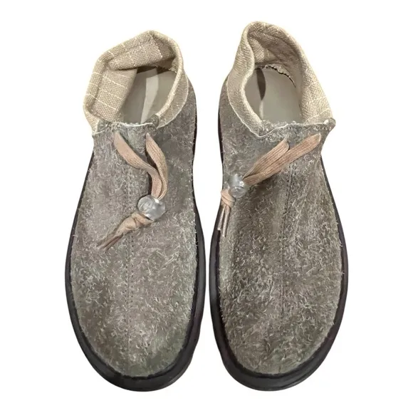 Dr Martens Dersert Oasis toggle suede canvas slip on shoes size 9 men