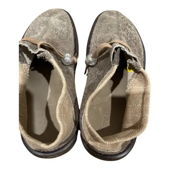 Dr Martens Dersert Oasis toggle suede canvas slip on shoes size 9 men